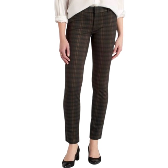 Kut From The Kloth Windowpane Plaid Diana Skinny Ankle Pants - Picture 1 of 15